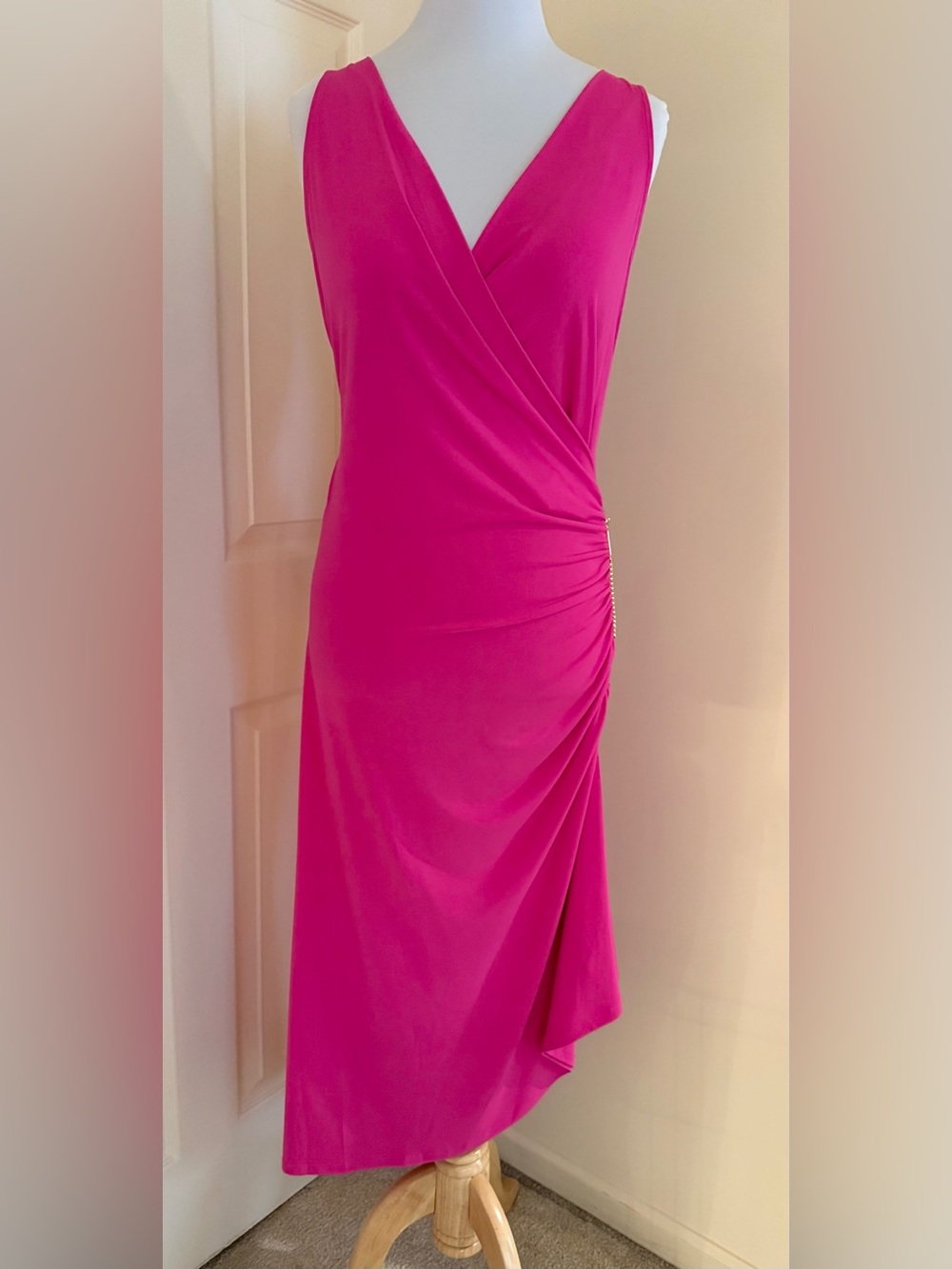 MICHAEL KORS DRESSY DRESS COLOR FUSHIA SIZE L
